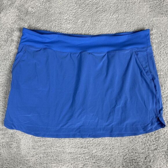 Eddie Bauer Women's Athletic Performance Departure Skort 2XL Blue Shorts - Picture 1 of 16